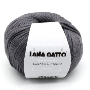 Пряжа для вязания LANA GATTO "CAMEL HAIR" (№5407) Стальной