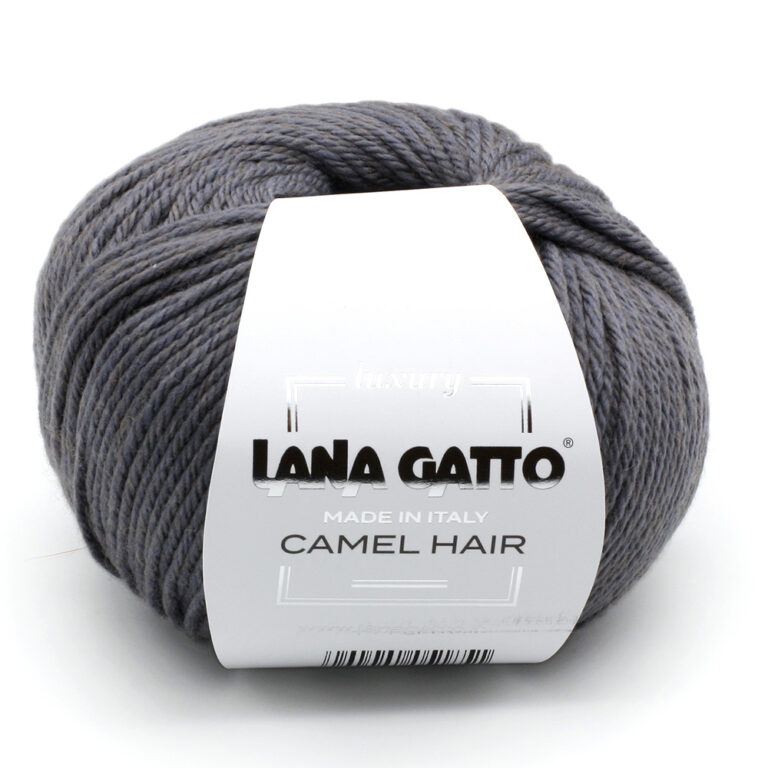 Пряжа для вязания LANA GATTO "CAMEL HAIR" (№5407) Стальной