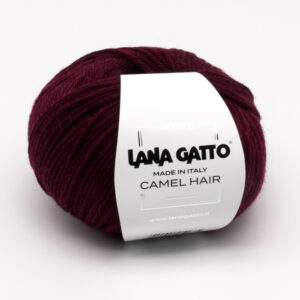 Пряжа для вязания LANA GATTO "CAMEL HAIR" (№5910) Бордо