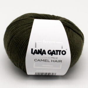 Пряжа для вязания LANA GATTO "CAMEL HAIR" (№5913) Оливковый