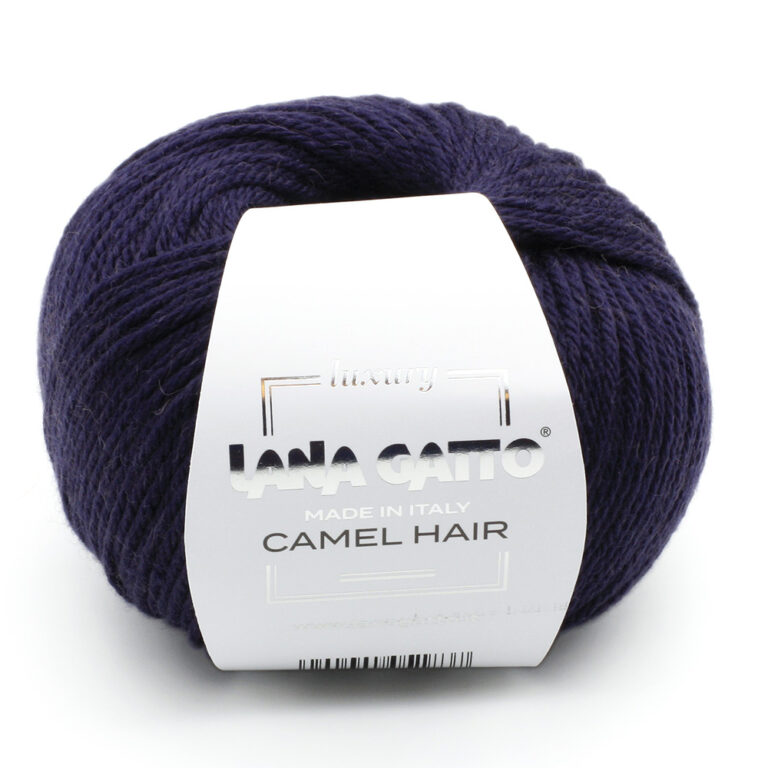 Пряжа для вязания LANA GATTO "CAMEL HAIR" (№5914) Синий