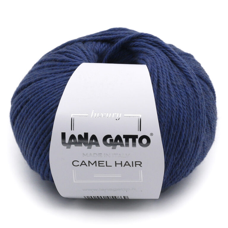 Пряжа для вязания LANA GATTO "CAMEL HAIR" (№8425) Джинс средне-серый