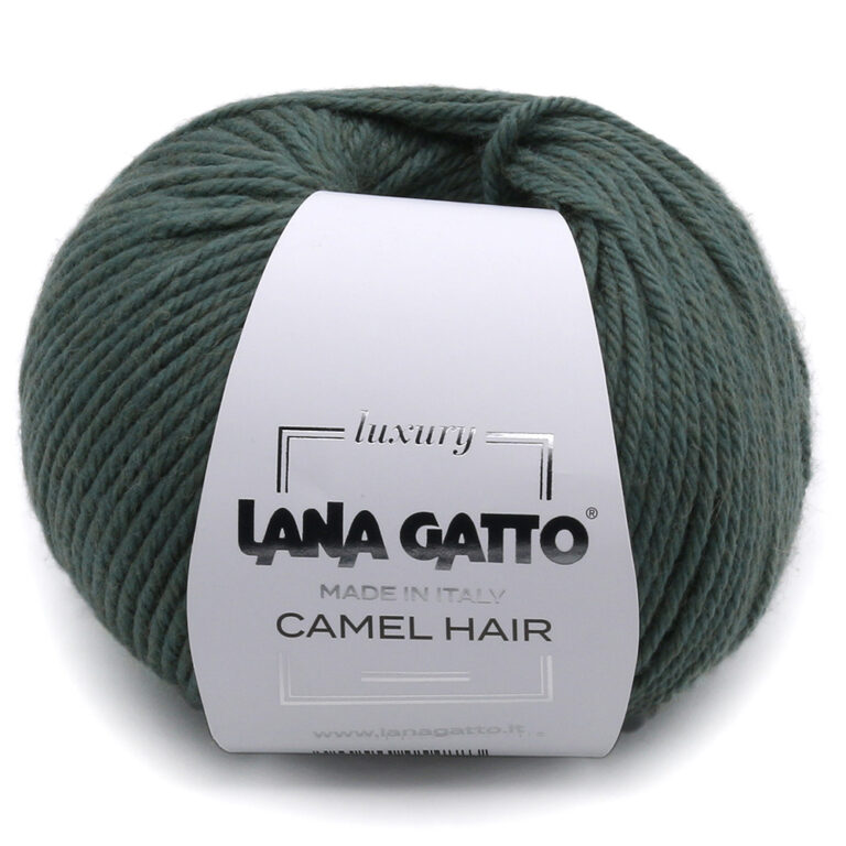 Пряжа для вязания LANA GATTO "CAMEL HAIR" (№8427) Полынь