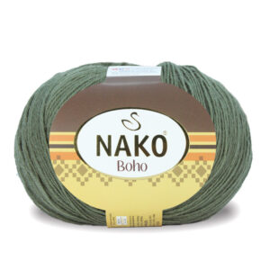 Пряжа для вязания NAKO "BOHO KLASIK" (№12537) Лавровый лист