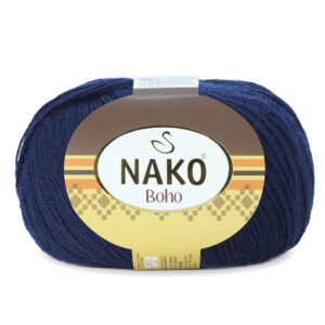 Пряжа для вязания NAKO "BOHO KLASIK" (№2418) Т.синий