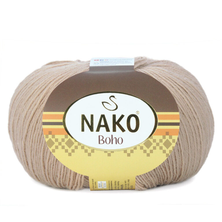 Пряжа для вязания NAKO "BOHO KLASIK" (№4459) Латте