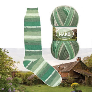 Пряжа для вязания NAKO "BOHO KONSEPT" (№81815) Принт