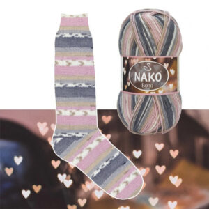 Пряжа для вязания NAKO "BOHO KONSEPT" (№82265) Принт
