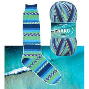Пряжа для вязания NAKO "BOHO KONSEPT" (№82267) Принт