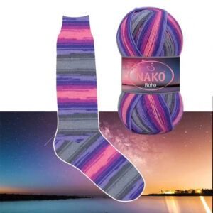 Пряжа для вязания NAKO "BOHO KONSEPT" (№82437) Принт
