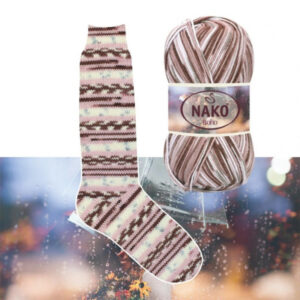 Пряжа для вязания NAKO "BOHO KONSEPT" (№82692) Принт