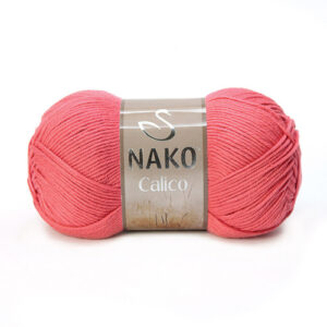 Пряжа для вязания NAKO "CALICO" (№11037) Коралловый