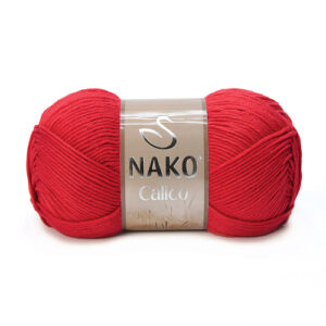 Пряжа для вязания NAKO "CALICO" (№2209) Красный