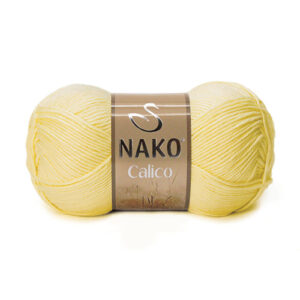 Пряжа для вязания NAKO "CALICO" (№4492) Лимонный