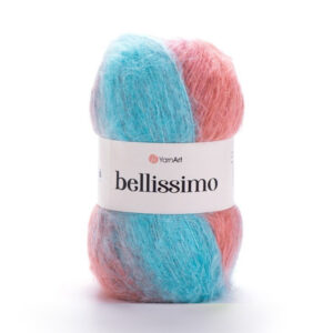 Пряжа для вязания YARNART “BELLISSIMO” (№1408) Бирюза сух.роза