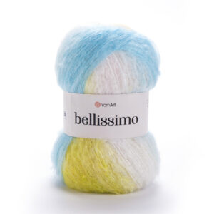 Пряжа для вязания YARNART “BELLISSIMO” (№1420) Светлая радуга