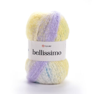 Пряжа для вязания YARNART “BELLISSIMO” (№1422) Желтый сирень бирюзовый
