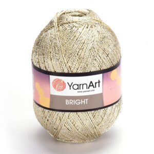 Пряжа для вязания YARNART "BRIGHT" (№120) Беж/серебро