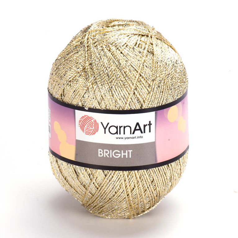 Пряжа для вязания YARNART "BRIGHT" (№121) Тёмное золото