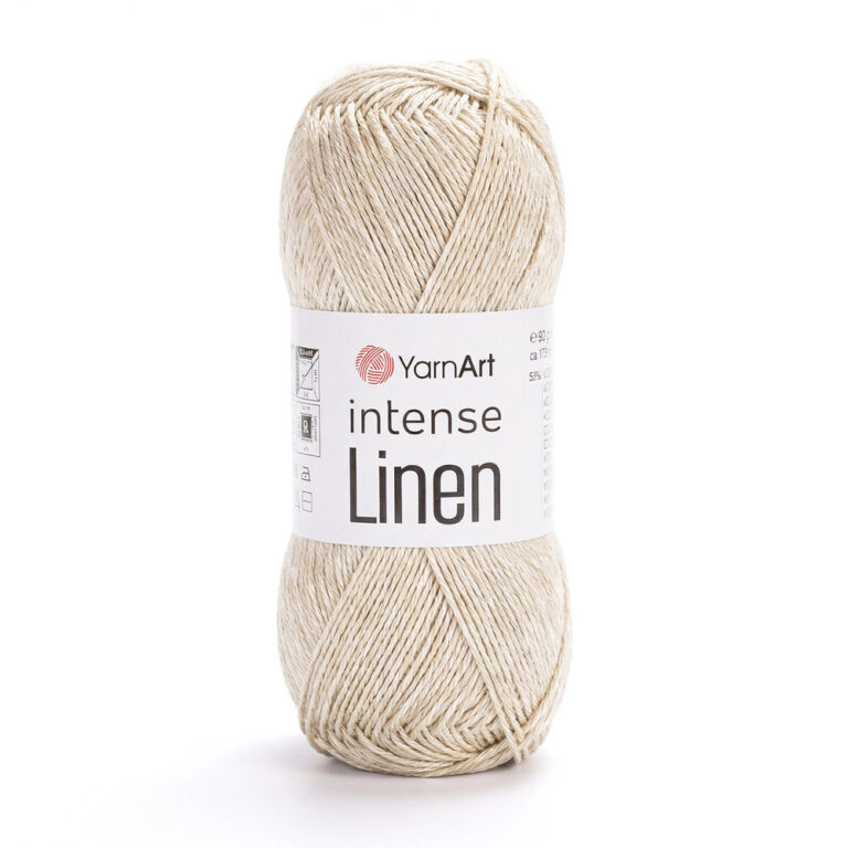 Пряжа для вязания YARNART "INTENSE LINEN" (№4101) Молочно-бежевый