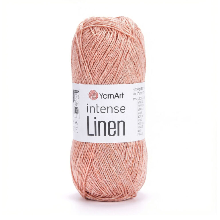 Пряжа для вязания YARNART "INTENSE LINEN" (№4105) Светлый коралл