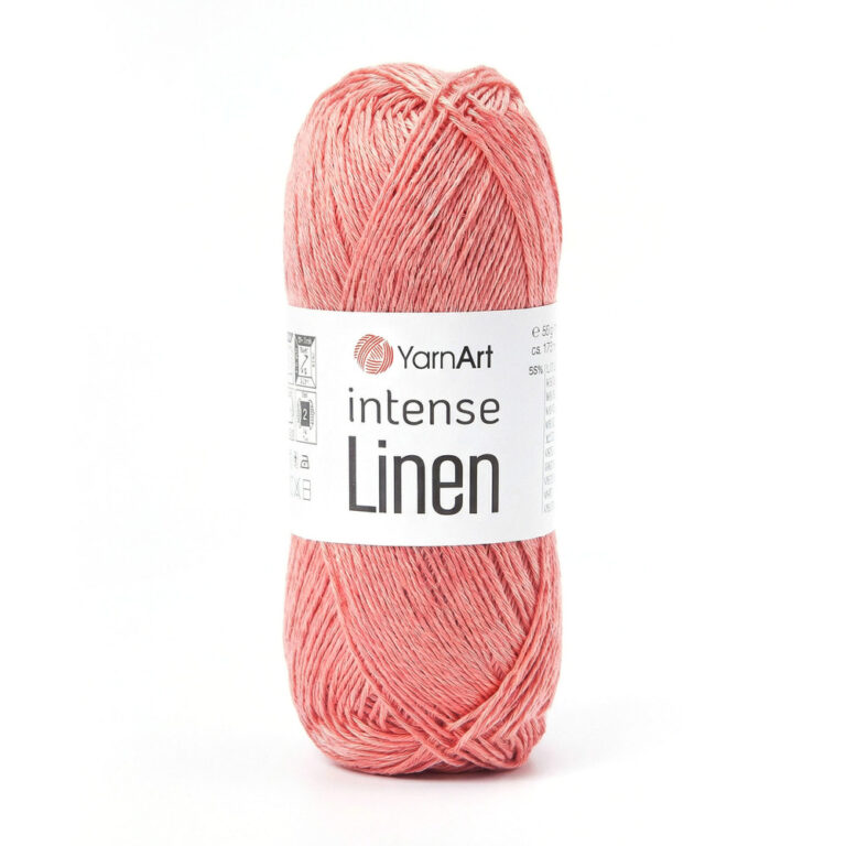 Пряжа для вязания YARNART "INTENSE LINEN" (№4106) Коралл