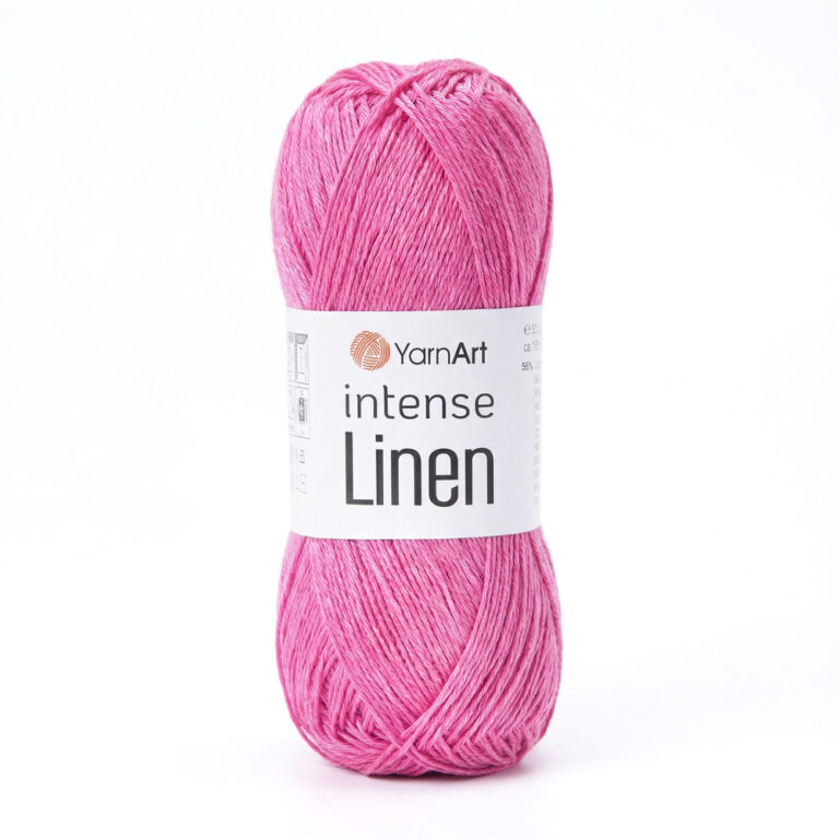 Пряжа для вязания YARNART "INTENSE LINEN" (№4107) Ярко-розовый