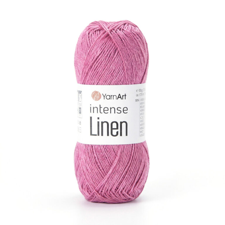Пряжа для вязания YARNART "INTENSE LINEN" (№4108) Брусника