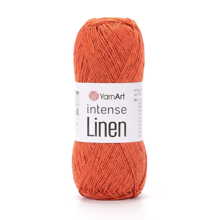 Пряжа для вязания YARNART "INTENSE LINEN" (№4113) Оранжевый