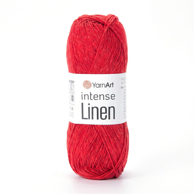 Пряжа для вязания YARNART "INTENSE LINEN" (№4114) Алый