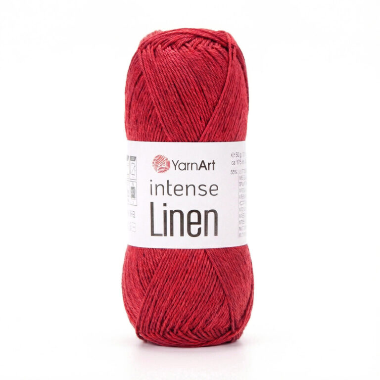 Пряжа для вязания YARNART "INTENSE LINEN" (№4115) Красный