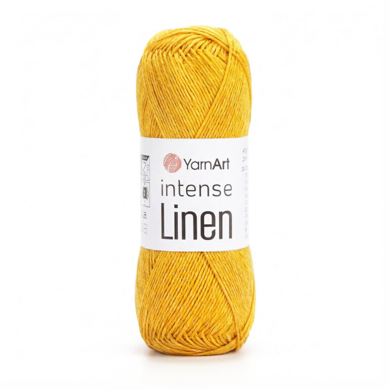 Пряжа для вязания YARNART "INTENSE LINEN" (№4117) Желтый