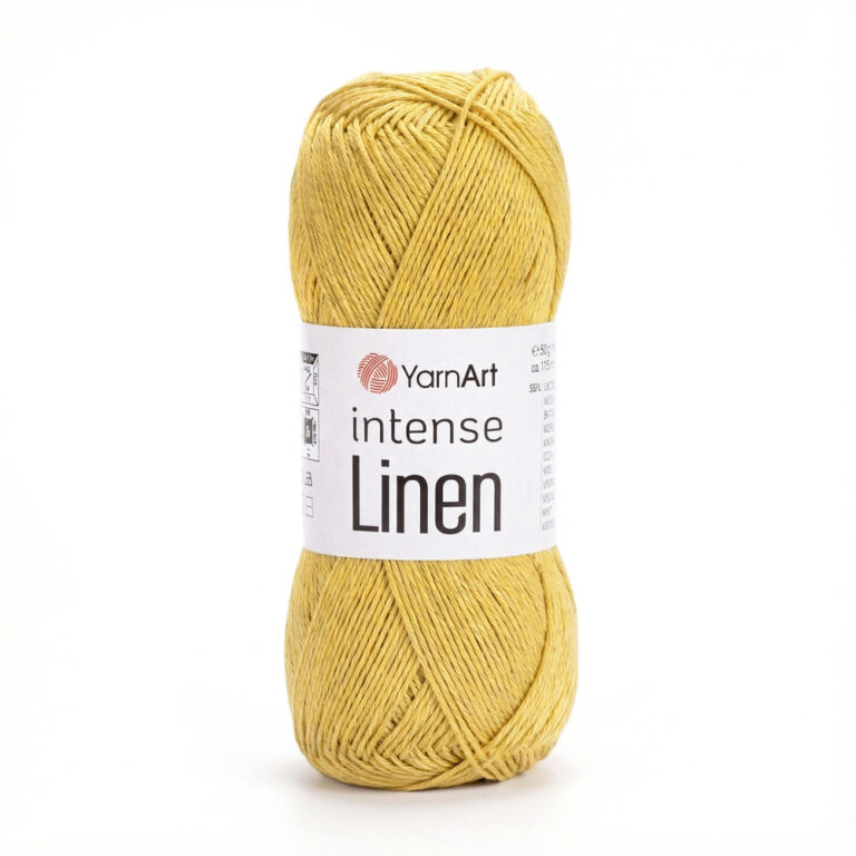 Пряжа для вязания YARNART "INTENSE LINEN" (№4119) Горчица