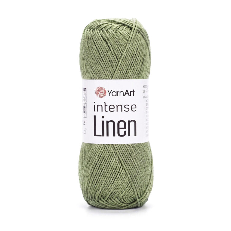 Пряжа для вязания YARNART "INTENSE LINEN" (№4121) Полынь