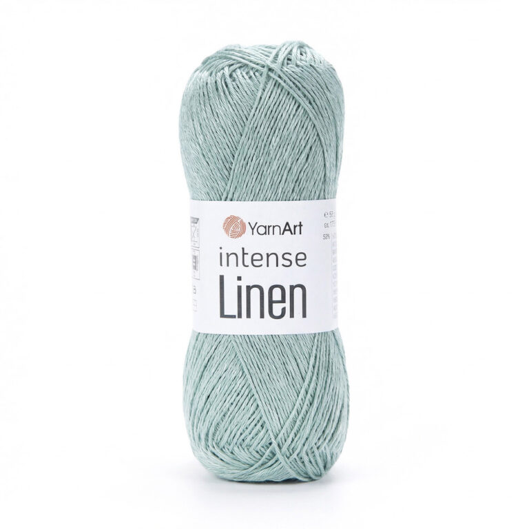 Пряжа для вязания YARNART "INTENSE LINEN" (№4122) Лед