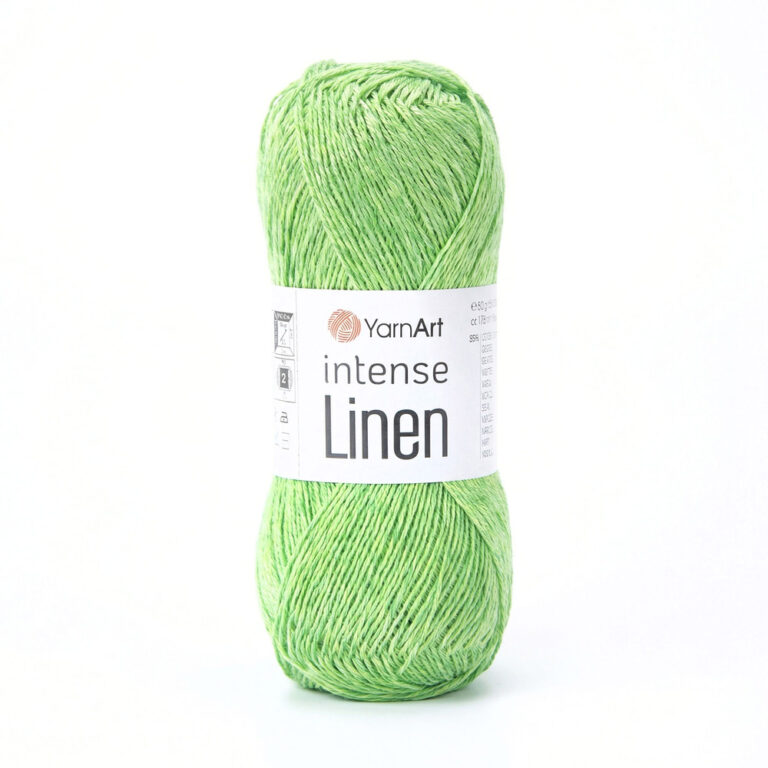 Пряжа для вязания YARNART "INTENSE LINEN" (№4125) Салатовый