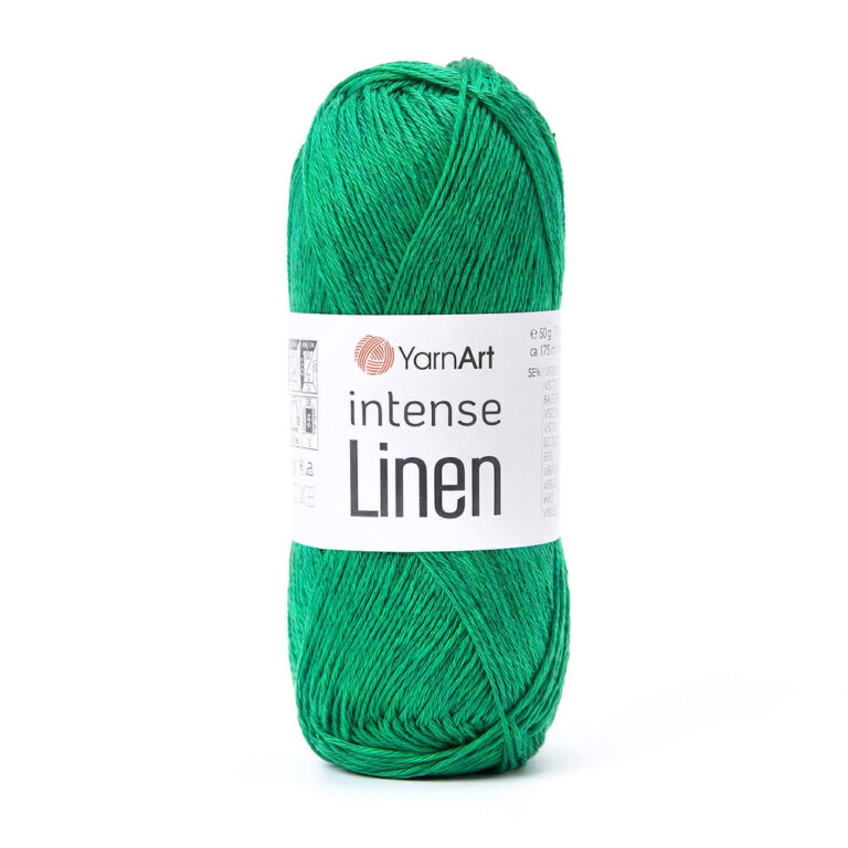 Пряжа для вязания YARNART "INTENSE LINEN" (№4127) Изумруд