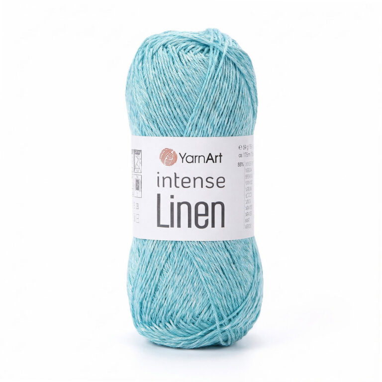 Пряжа для вязания YARNART "INTENSE LINEN" (№4130) Светло-голубой