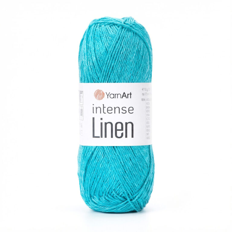 Пряжа для вязания YARNART "INTENSE LINEN" (№4131) Бирюзовый