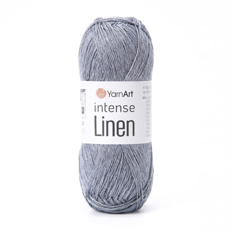 Пряжа для вязания YARNART "INTENSE LINEN" (№4132) Серый