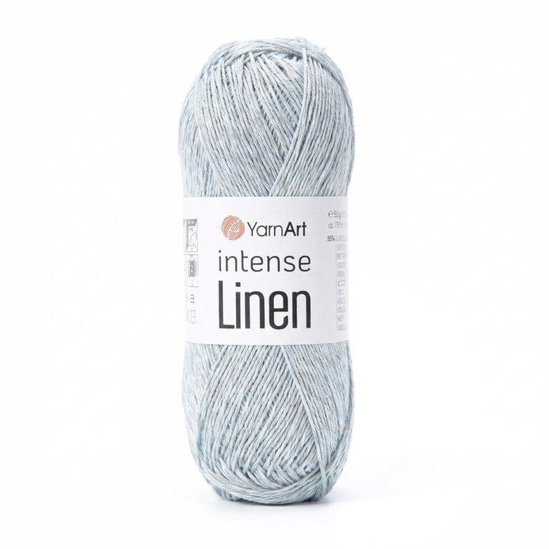 Пряжа для вязания YARNART "INTENSE LINEN" (№4133) Светло серый