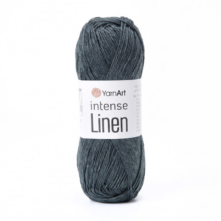 Пряжа для вязания YARNART "INTENSE LINEN" (№4134) Темно-серый