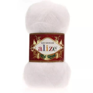 Пряжа для вязания ALIZE KID ROYAL (№55) Белый