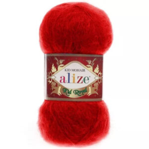 Пряжа для вязания ALIZE KID ROYAL (№56) Красный