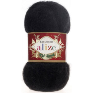 Пряжа для вязания ALIZE KID ROYAL (№60) Черный