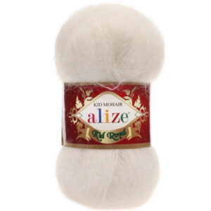 Пряжа для вязания ALIZE KID ROYAL (№62) Кремовый