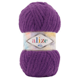 Пряжа для вязания ALIZE "SOFTY MEGA" (№44) Фиолетовый