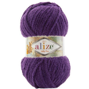 Пряжа для вязания ALIZE "SOFTY PLUS" (№44) Фиолетовый