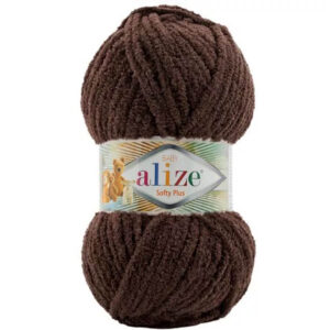 Пряжа для вязания ALIZE "SOFTY PLUS" (№493) Т.шоколад