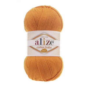 Пряжа для вязания ALIZE "COTTON BABY SOFT" (№336) Оранжевый